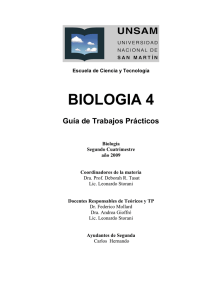 BIOLOGIA 4 Guía de Trabajos Prácticos