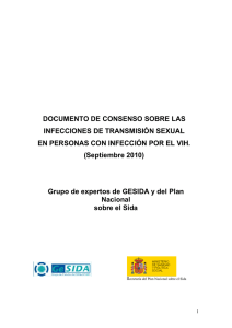 Documento de consenso sobre las infecciones de transmisión