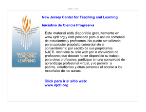 Herencia - New Jersey Center for Teaching and Learning