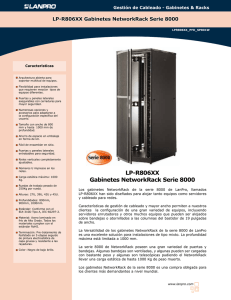 LP-R806XX Gabinetes NetworkRack Serie 8000