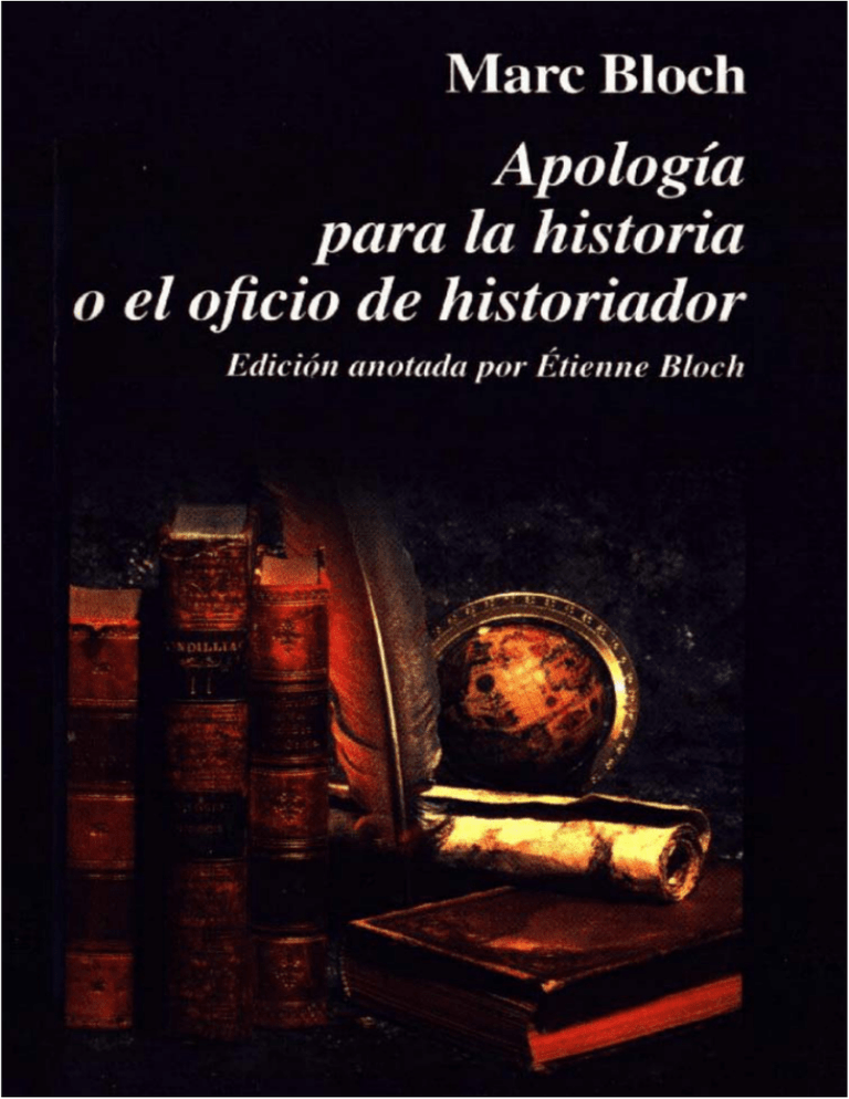 Marc-Bloch- Apologia