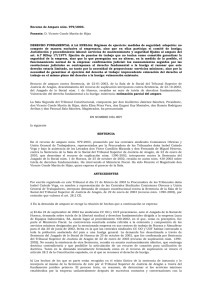 Recurso de Amparo núm. 979/2003. Ponente: D. Vicente Conde