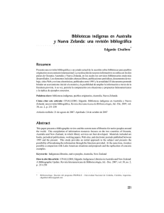 Bibliotecas indígenas en Australia y Nueva Zelanda: una revisión