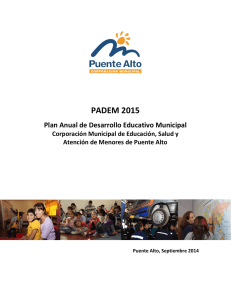 padem 2008 - Transparencia Corporación Municipal de Puente Alto