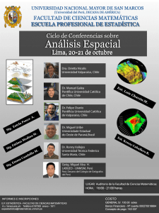 Análisis Espacial - Facultad de Ciencias Matemáticas