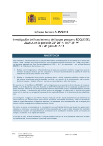 Informe Técnico S-15/2012
