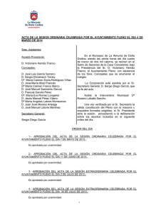 Acuerdos de 4 de marzo de 2014 - Ayuntamiento de La Almunia de