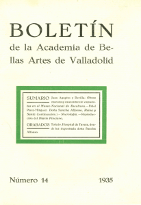 de la Academia de Be-— llas Artes de Valladolid