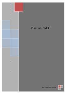 Manual CALC - José Aurelio Pina Romero.