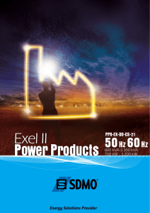 De 800 a 3.300 kVA Gama ExEL II® VOE/VOC