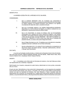 decreto n° 343 - Asamblea Legislativa