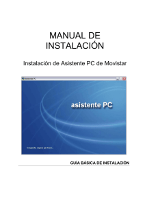 Guía de instalación de Asistente PC