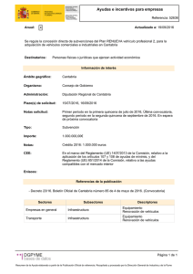 Decreto 23/16. Boletín Oficial de Cantabria número 85 de 4 de mayo