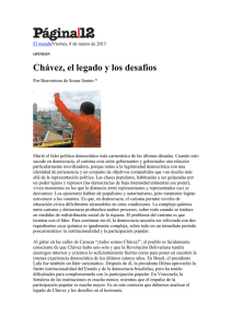 Chávez, el legado y los desafíos