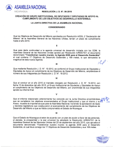 Resolución Junta Directiva No. 06 2016