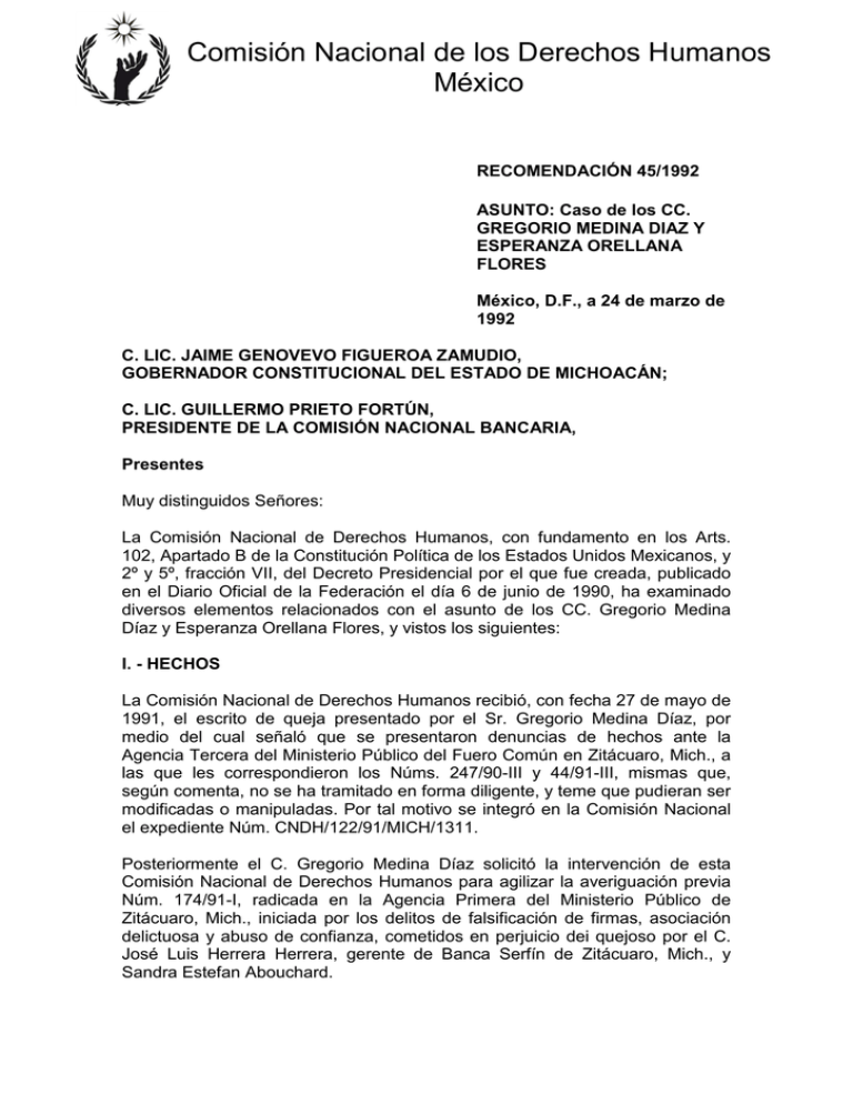 Comisión Nacional De Los Derechos Humanos México