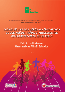 ¿CÓMO SE DAN LOS DERECHOS EDUCATIVOS DE LOS NIÑOS