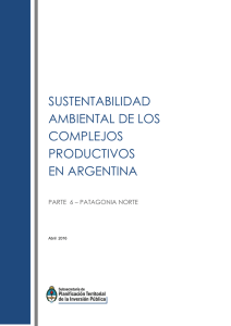 Sustentabilidad Ambiental de los Complejos Productivos en