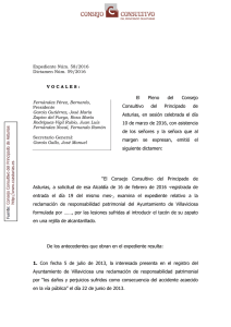 Dictamen 59/2016 - Consejo Consultivo del Principado de Asturias