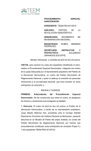 TEEM-PES-041-2015 - Tribunal Electoral del Estado de Michoacán