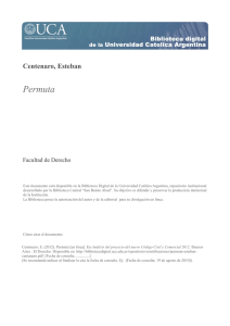 Permuta - Biblioteca Digital - Universidad Católica Argentina