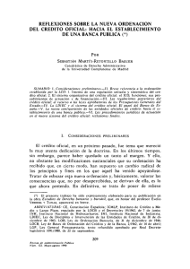 S. Martín-Retortillo Baquer. Reflexiones sobre la nueva Ordenación