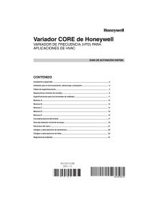 62-0410S—01 - Variador CORE de Honeywell