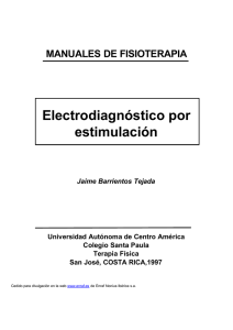 Electrodiagnóstico por estimulación
