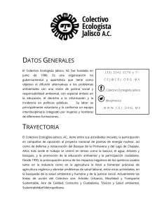 descarga cv cej - Colectivo Ecologista Jalisco, AC