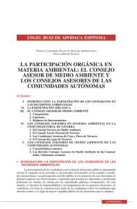 La participación orgánica...Ruiz de Apodaca Espinosa Ángel