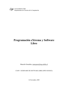Programación eXtrema y Software Libre