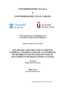 UNIVERSIDAD DE ALCALÁ Y UNIVERSIDAD REY JUAN CARLOS