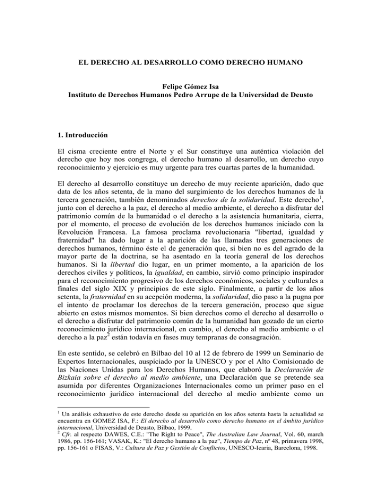 11 El Derecho Al Desarrollo Como Derecho Humano