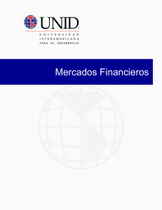 Mercados Financieros