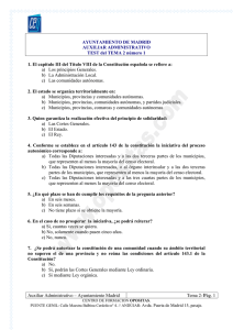 Auxiliar Administrativo – Ayuntamiento Madrid Tema 2