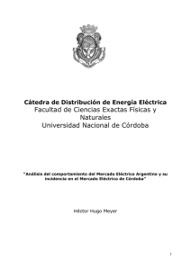 Cátedra de Distribución de Energía Eléctrica