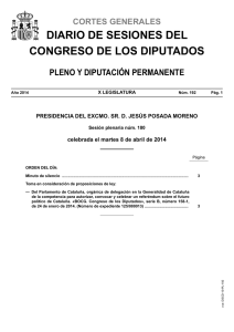 Martes, 8 de abril de 2014 - Congreso de los Diputados