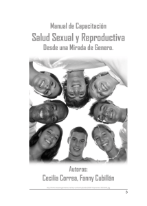 Salud Sexual y Reproductiva. Desde una mirada de Género.