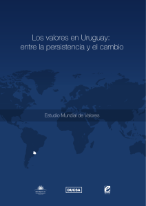 Los valores en Uruguay - Oficina de Planeamiento y Presupuesto