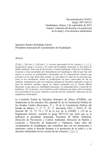 Recomendación 34/2013 - Comisión Estatal de Derechos Humanos