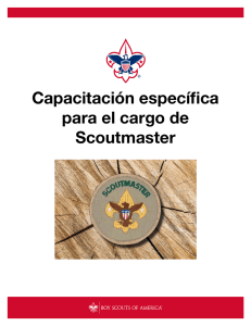 Capacitación específica para el cargo de Scoutmaster