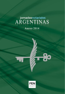 JORNADA NOTARIAL ARGENTINA - ANEXO 2014.indd