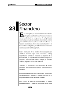 Sector Financiero
