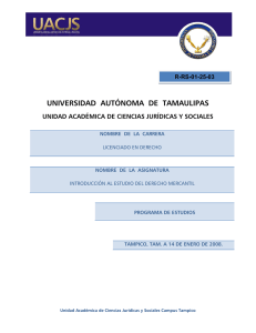 universidad autónoma de tamaulipas unidad académica de ciencias