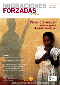 Violencia sexual - Forced Migration Review