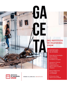 Gaceta Junio 2016 - Instituto de Ingeniería, UNAM