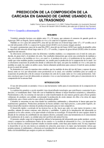 Predicción de la Composición de la Carcasa en Ganado de Carne