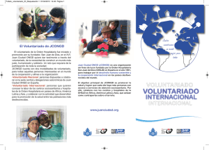 Voluntariado Internacional de Juan Ciudad ONGD