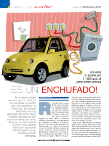 Combustibles: Llega a España el primer vehículo eléctrico