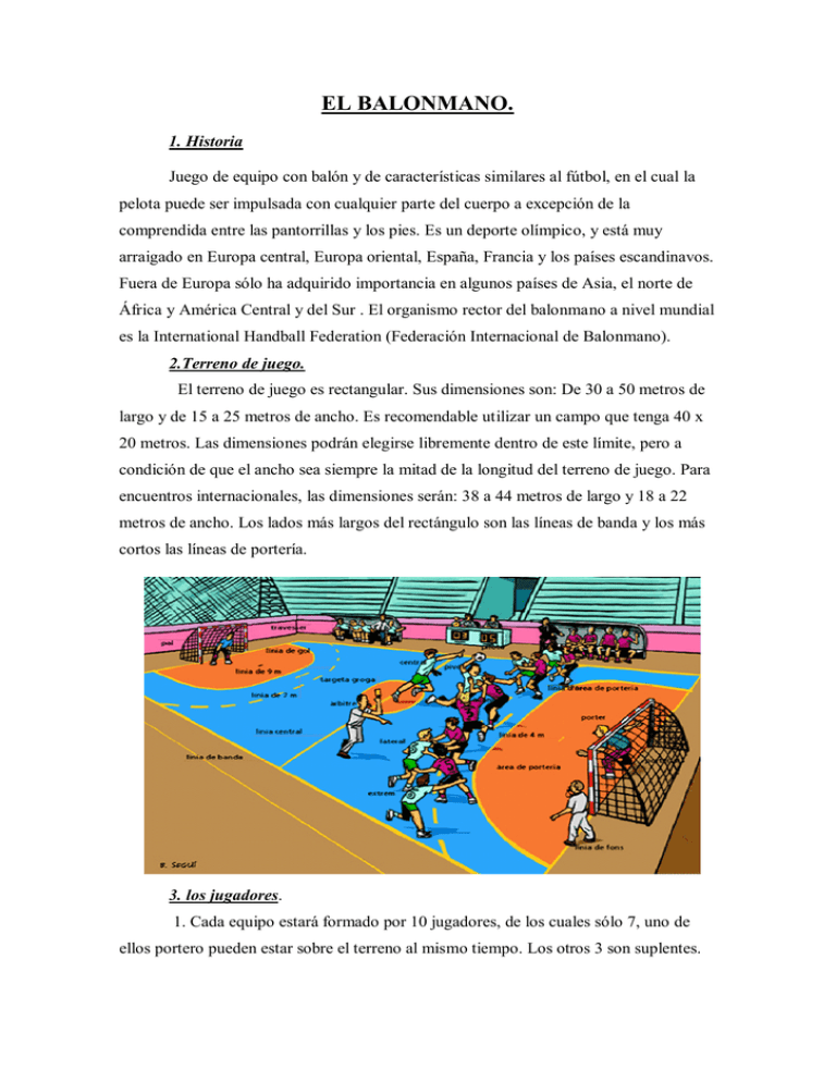 APUNTES DE BALONMANO